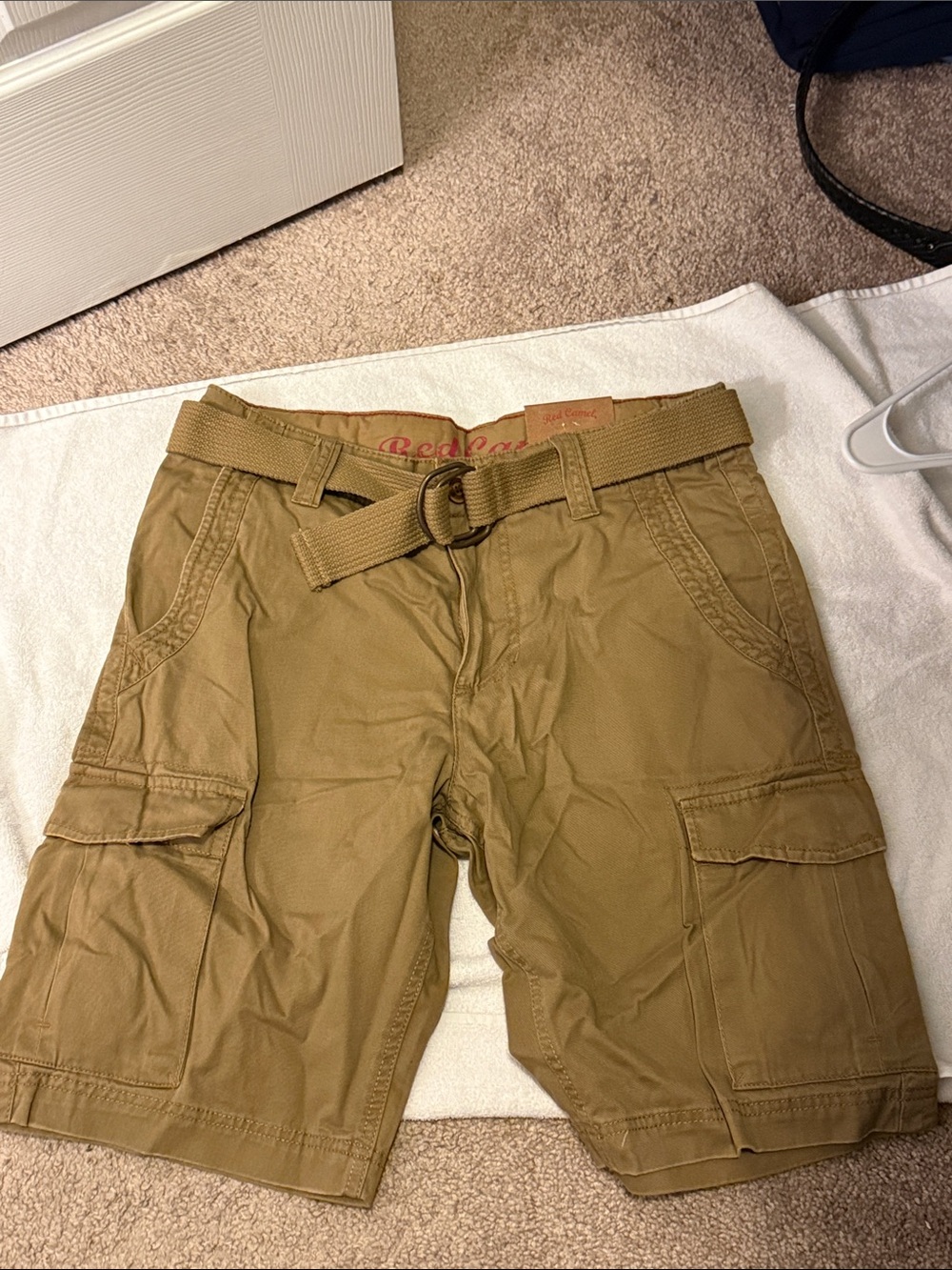 Red Camel Men's Cargo Shorts - Khaki
